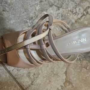Nine West Women's Strappy Pink Sandals